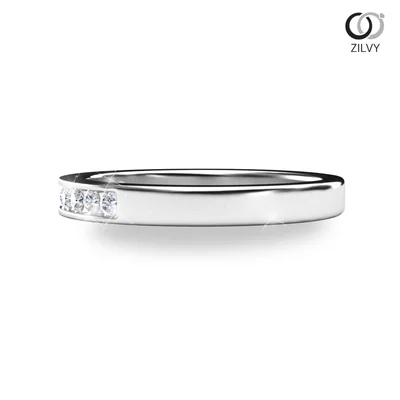 แหวนเพชรผู้หญิง รุ่น GR663 - มุมข้าง