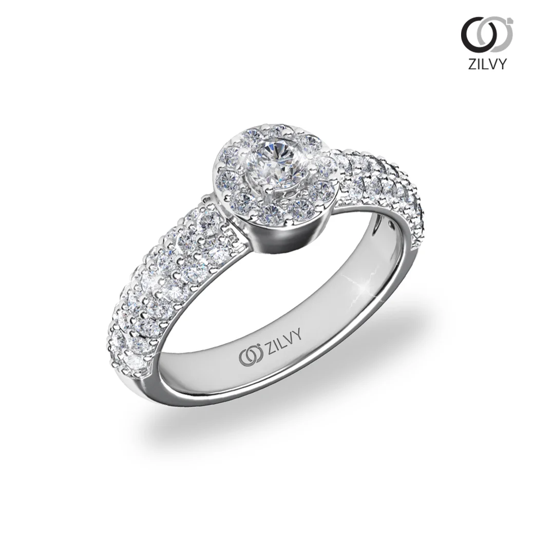 แหวนเพชร Celeste Halo