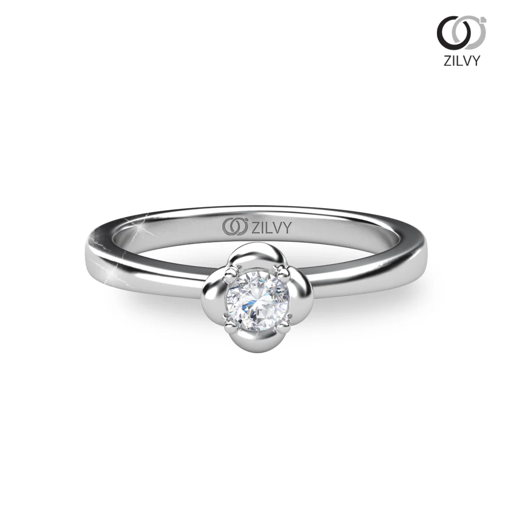Women's Diamond Ring GR673 - top view
