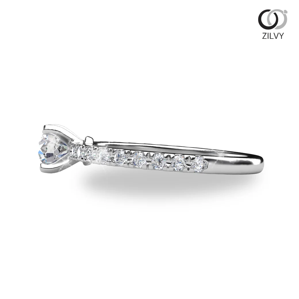 Women's Diamond Ring GR682 - side view