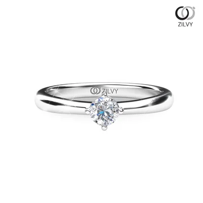 แหวนเพชรผู้หญิง รุ่น GR684 - มุมบน