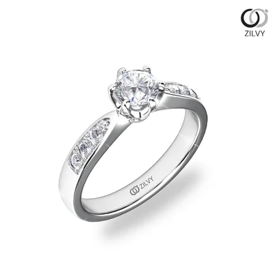 แหวนเพชรผู้หญิง รุ่น GR685 - มุมเปอร์สเปกทีฟ