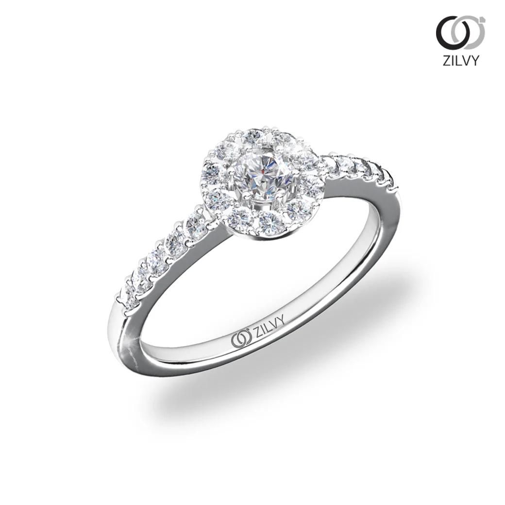 Women's Diamond Ring GR687 - perspective view