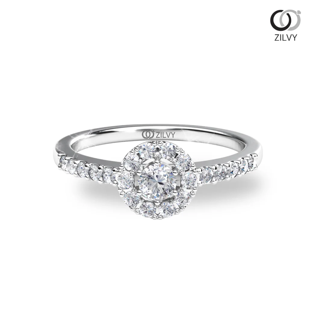 Women's Diamond Ring GR687 - top view