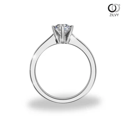 แหวนเพชรผู้หญิง รุ่น GR688 - มุมหน้า