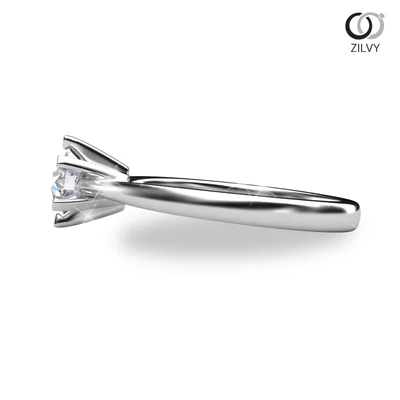 แหวนเพชรผู้หญิง รุ่น GR688 - มุมข้าง