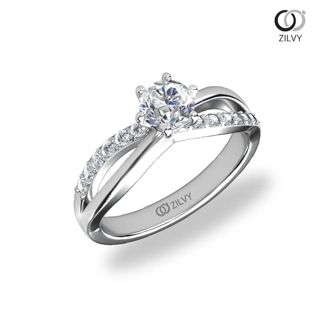 Women's Diamond Ring GR689 - perspective view