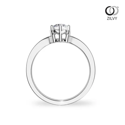 แหวนเพชรผู้หญิง รุ่น GR690 - มุมหน้า