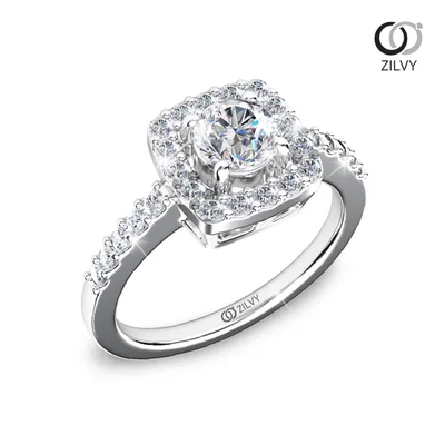 Women's Diamond Ring GR691 - full view