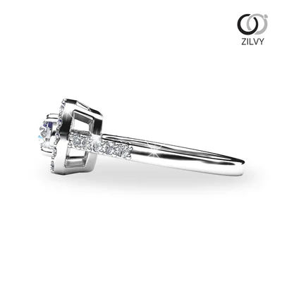 Women's Diamond Ring GR691 - side view