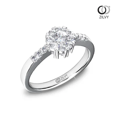 แหวนเพชรผู้หญิง รุ่น GR695 - มุมเปอร์สเปกทีฟ