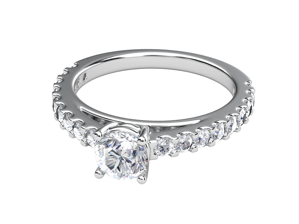 แหวนเพชร Selene Pavé