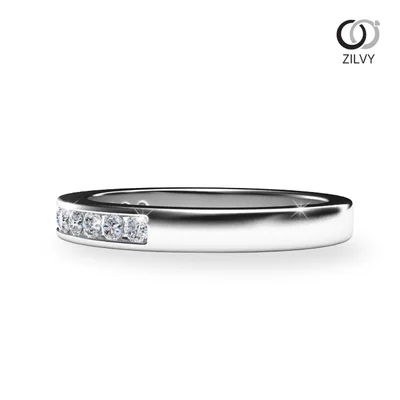 แหวนเพชรผู้หญิง รุ่น GR704 - มุมข้าง