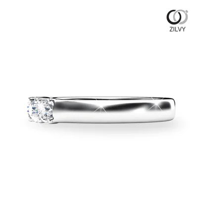 แหวนเพชรผู้หญิง รุ่น GR707 - มุมข้าง