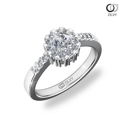 แหวนเพชรผู้หญิง รุ่น GR709 - ภาพเต็ม