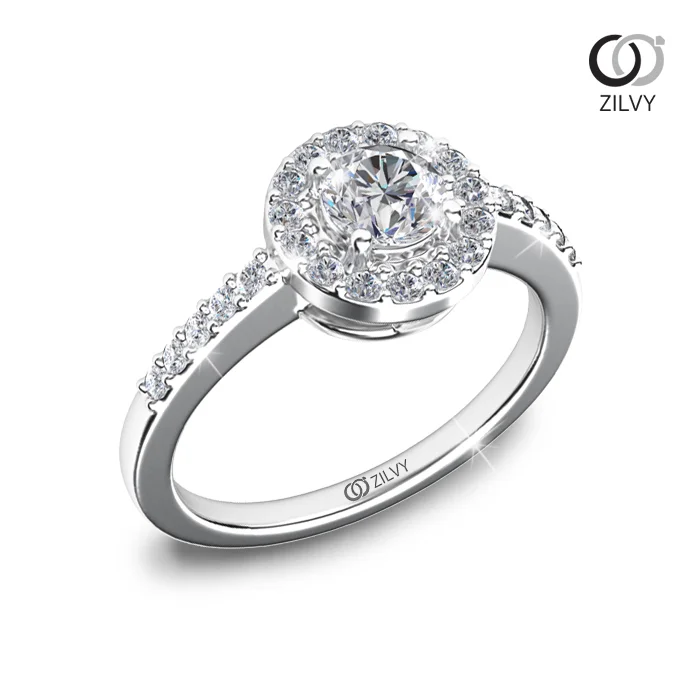 แหวนเพชร Phoebe Halo