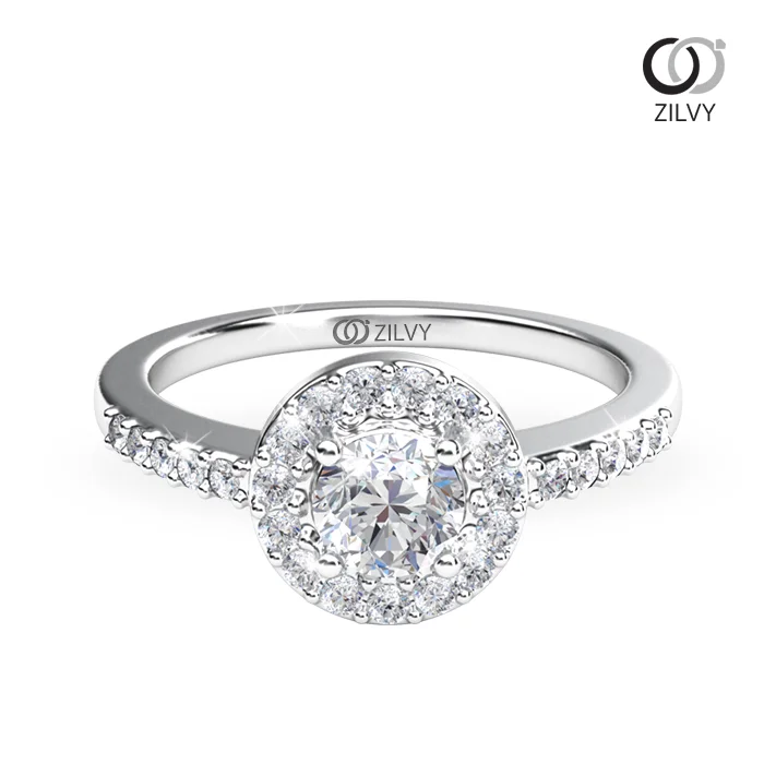 Women's Diamond Ring GR710 - top view