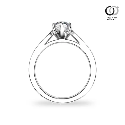 แหวนเพชรผู้หญิง รุ่น GR717 - มุมหน้า