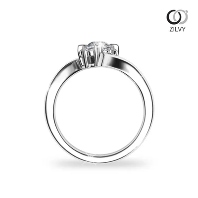 แหวนเพชรผู้หญิง รุ่น GR719 - มุมหน้า