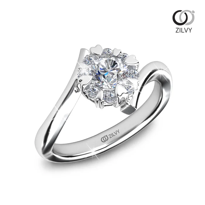 แหวนเพชร Rosette Halo