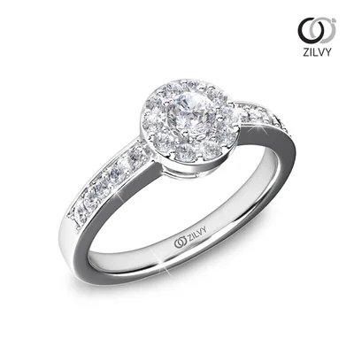 แหวนเพชรผู้หญิง รุ่น GR720 - มุมเปอร์สเปกทีฟ