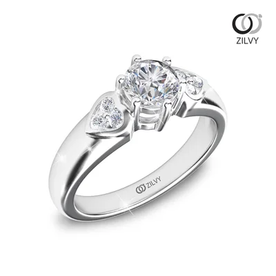 แหวนเพชรผู้หญิง รุ่น GR724 - มุมเปอร์สเปกทีฟ