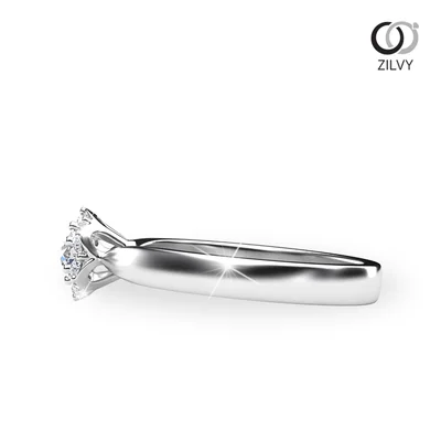 แหวนเพชรผู้หญิง รุ่น GR730 - มุมข้าง