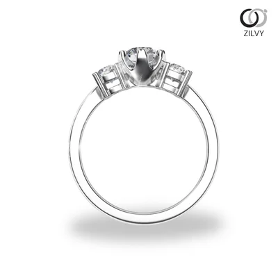 แหวนเพชรผู้หญิง รุ่น GR742 - มุมหน้า