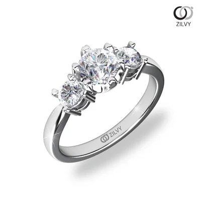 แหวนเพชรผู้หญิง รุ่น GR742 - ภาพเต็ม