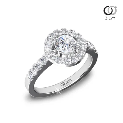 Women's Diamond Ring GR745 - perspective view