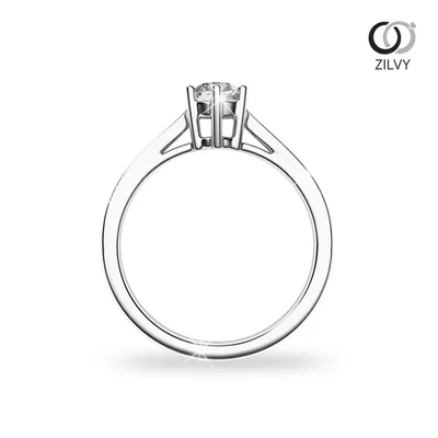 แหวนเพชรผู้หญิง รุ่น GR748 - มุมหน้า