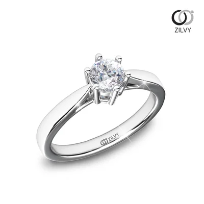 แหวนเพชรผู้หญิง รุ่น GR748 - มุมเปอร์สเปกทีฟ