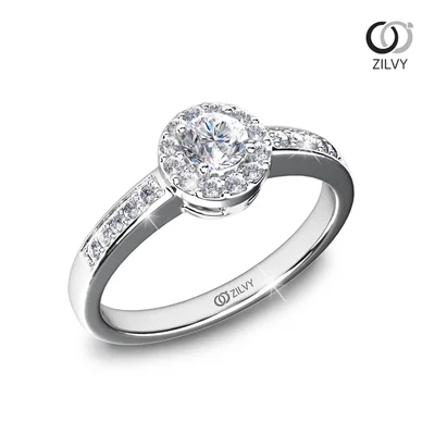 แหวนเพชรผู้หญิง รุ่น GR753 - มุมเปอร์สเปกทีฟ