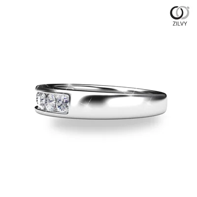 แหวนเพชรผู้หญิง รุ่น GR755 - มุมข้าง