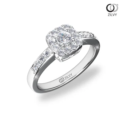 แหวนเพชรผู้หญิง รุ่น GR760 - ภาพเต็ม