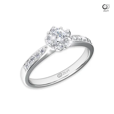 แหวนเพชรผู้หญิง รุ่น GR761 - ภาพเต็ม