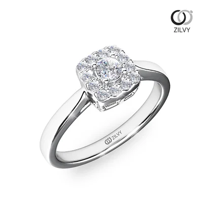 แหวนเพชรผู้หญิง รุ่น GR765 - มุมเปอร์สเปกทีฟ