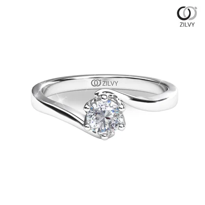 Women's Diamond Ring GR781 - top view