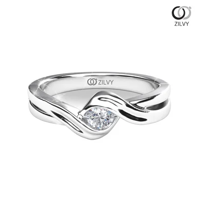 Women's Diamond Ring GR782 - top view