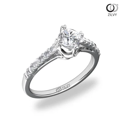 แหวนเพชรผู้หญิง รุ่น GR784 - มุมเปอร์สเปกทีฟ