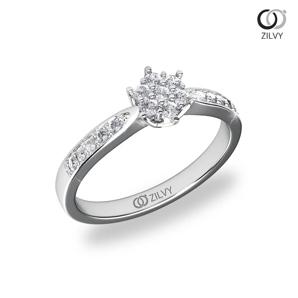 แหวนเพชร Noelle Cluster