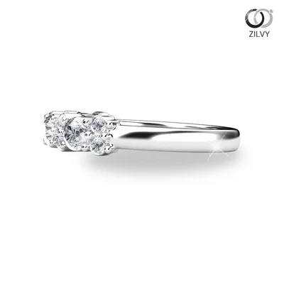 แหวนเพชรผู้หญิง รุ่น GR792 - มุมข้าง