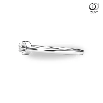 แหวนเพชรผู้หญิง รุ่น GR797 - มุมข้าง