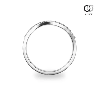 แหวนเพชรผู้หญิง รุ่น GR798 - มุมหน้า