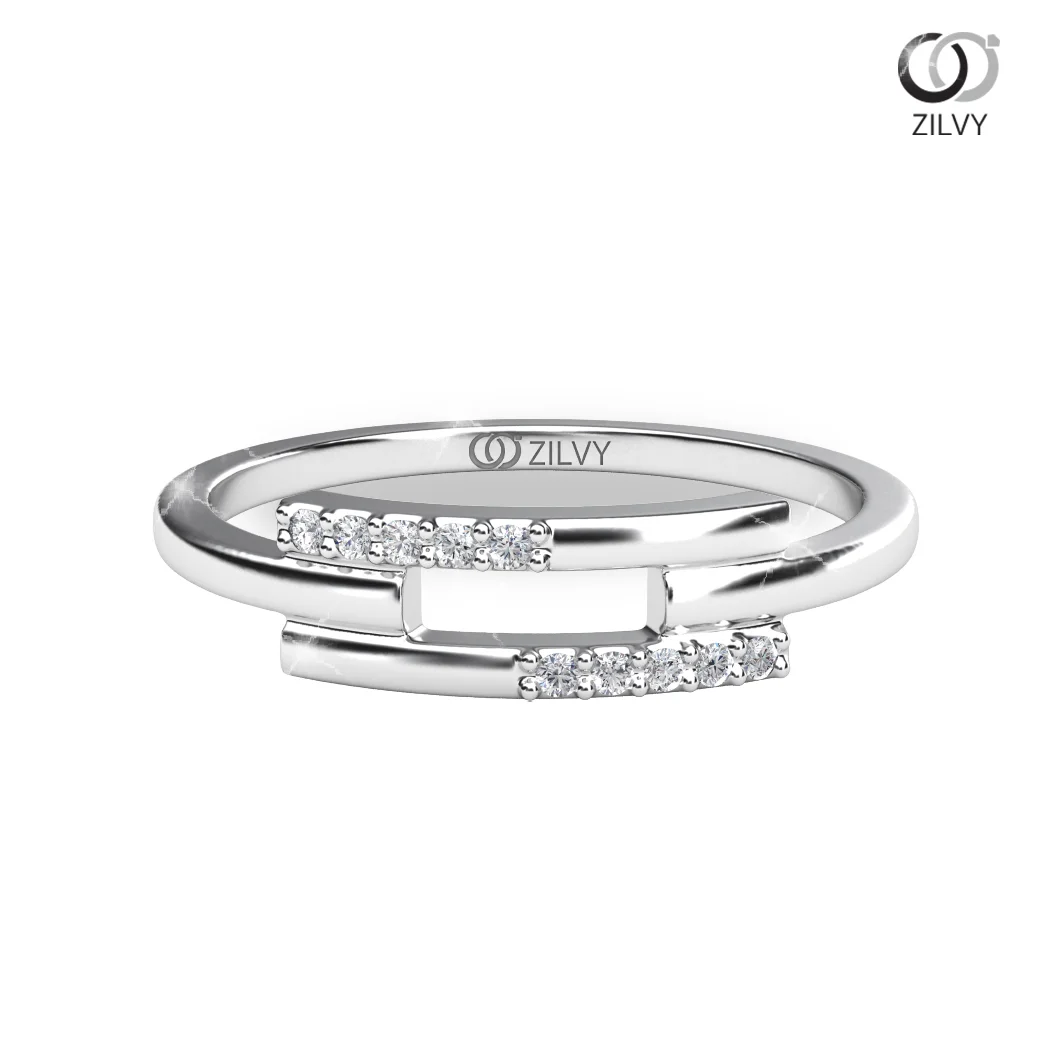 Women's Diamond Ring GR799 - top view