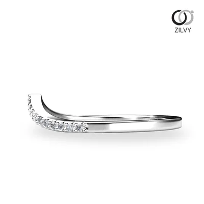 แหวนเพชรผู้หญิง รุ่น GR802 - มุมข้าง