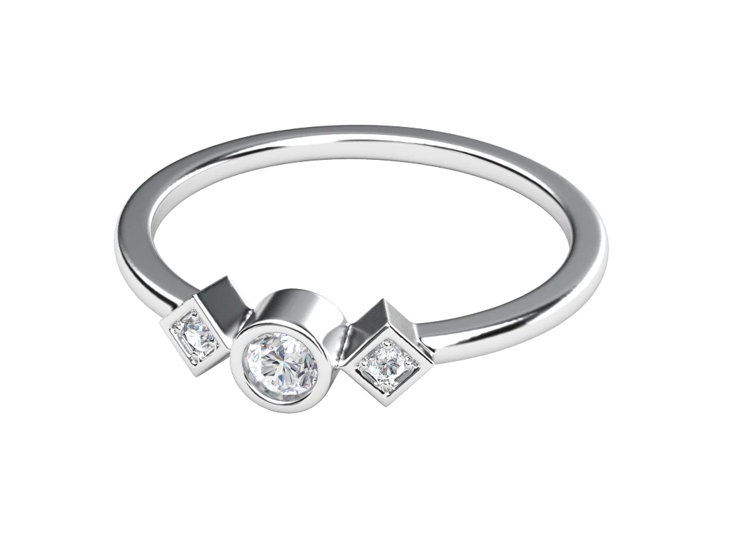 แหวนเพชร Tatiana Duo