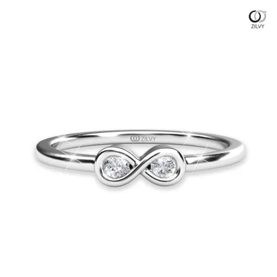 แหวนเพชรผู้หญิง รุ่น GR806 - มุมบน