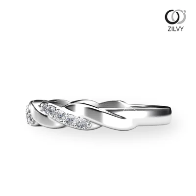 แหวนเพชรผู้หญิง รุ่น GR809 - มุมข้าง