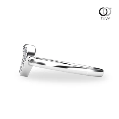 แหวนเพชรผู้หญิง รุ่น GR812 - มุมข้าง